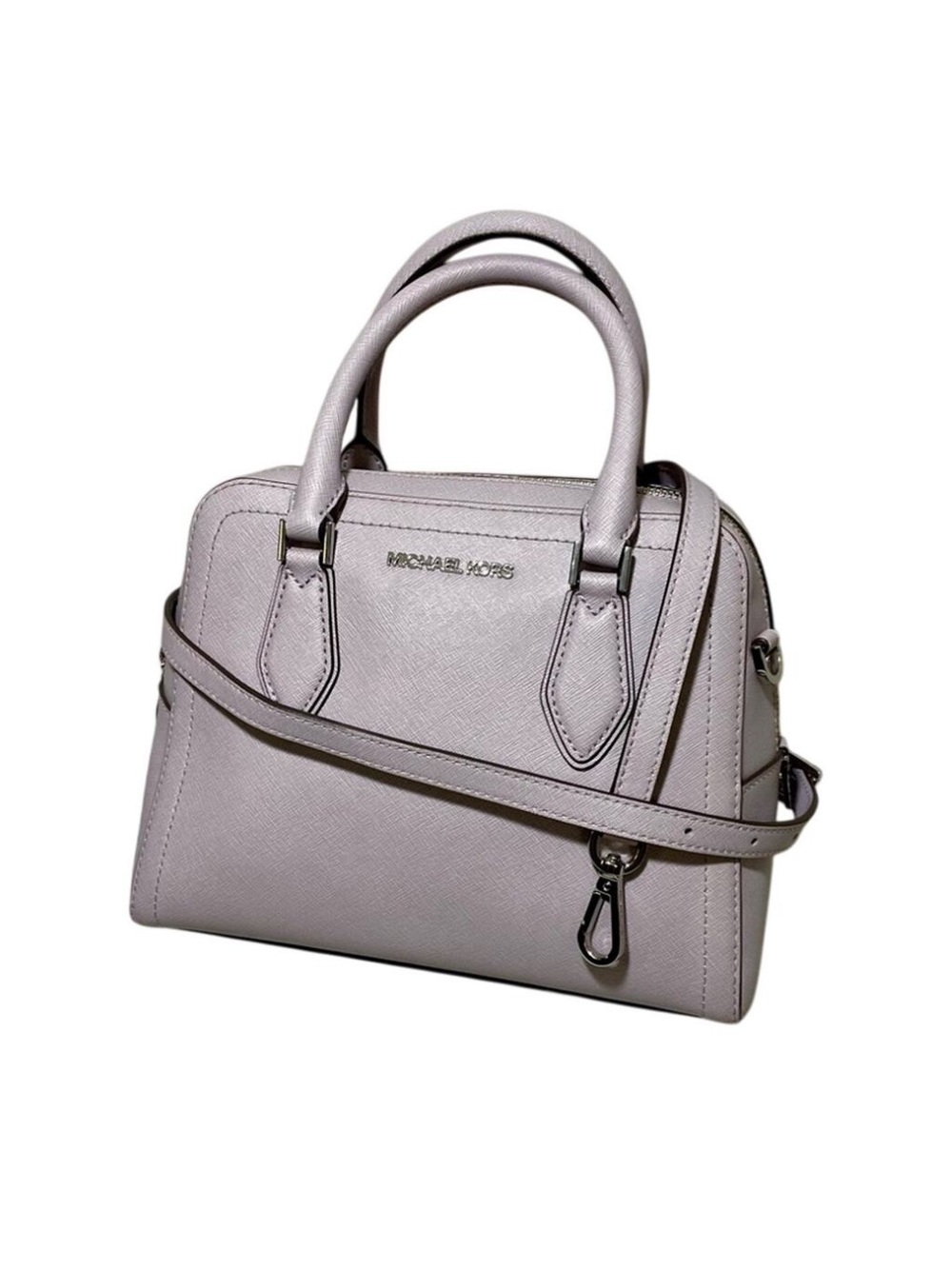 Michael Kors Ayden Medium Saffiano Leather 2-Way Crossbody Satchel W/ Strap